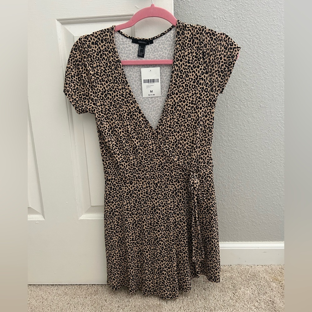 Forever 21 Leopard Print Jumpsuit